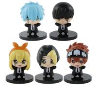 Zhongkaihua 5 Figuras Mashle: Magic and Muscles Mash Burnedead Lemon Irvine, Figura de PVC, Adornos de decoración coleccionables, 6,6 cm