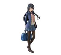 Zhongkaihua Adolescent idiots don't Dream of Bunny Girls Mai Anime Girl Figura de acción Edición Uniforme Coleccionable Posición de Pie Estatua de PVC Modelo Adornos de Escritorio