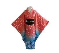 Zhongkaihua Akaza Koyuki - Disfraz de cosplay de anime, kimono, conjunto de bata, juego de rol, Halloween, carnaval, fiesta para fanáticos de los disfraces