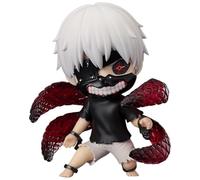 Zhongkaihua Anime Q Figures Kaneki Ken - Figura de acción móvil de PVC con cabezas intercambiables, manos y accesorios, estatua coleccionable, adorno de escritorio de regalo