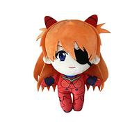 Zhongkaihua Asuka Langley Soryu - Figuras de Felpa de Dibujos Animados de Anime, Lindo Peluche de algodón PP Suave de 20 cm, Regalo periférico Coleccionable para niñas y niños (7.87 Pulgadas)
