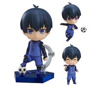 Zhongkaihua BLUE LOCK Anime Figura Mini Linda de Isagi Yoichi con Articulaciones Movibles Figura de Acción de PVC Estatua Figurita Adornos de Escritorio 10CM