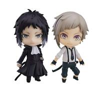 Zhongkaihua Bungo Stray Dogs Figura Akutagawa Ryunosuke y Nakajima Atsushi Figura Figura de acción 2 Piezas Anime PVC Estatua Adorno de Escritorio decoración Regalo 10 cm