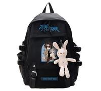 Zhongkaihua Bungo Stray Dogs Mochila Anime Dazai Osamu/Nakahara Chuuya Cosplay Mochila escolar de dibujos animados Mochila escolar estudiantes para adolescentes, niños y niñas, Tipo 7, 45*32*13cm