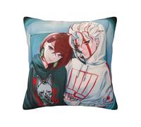 Zhongkaihua Dan Da Dan Dan Dan Merch - Funda de almohada cuadrada con impresión 3D de 45 x 45 cm, para dormitorio, sofá, oficina (no incluye almohada)