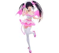 Zhongkaihua DATE A LIVE - Figura de chica anime rosa Tokisaki Kurumi, figura de diablo rosa, posición de pie, estatua de PVC, modelo coleccionable