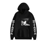 Zhongkaihua Death Note Light Yagami L Misa Amane Anime Digital Sudadera con Capucha Adultos Adolescentes Anime Sudadera con Bolsillos Cálido Regalo para Estudiantes Amantes, Dearh Note 02, XXXXL