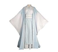 Zhongkaihua Disfraz de anime para cosplay de Lan Wang ji/Wei Wu Xian, disfraz completo de Hanfu Halloween para niños y niñas, tallas S-XL