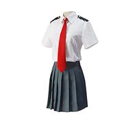 Zhongkaihua Disfraz de My Hero Academia para cosplay MHA Toga Himiko japonesa para niñas de la escuela JK Sailor Camisas Uniforme Boku No Hero Academia Halloween Cosplay Disfraz con corbata