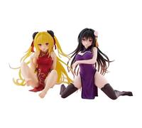 Zhongkaihua Figura de acción de anime Girl Cheongsam Kotegawa Yui/Konjiki no Yami, figura de acción de PVC, 13 cm, modelo de figura, decoración de escritorio, adornos, regalos hechos a mano, figuras