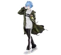 Zhongkaihua Figura de anime Ayanami Rei Figura de PVC 24CM Modelo Estatua Ayanami Rei Figura de acción Decoración de escritorio Figuras Coleccionables Regalos