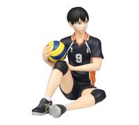 Zhongkaihua Figura de anime de Haikyuu Tobio Kageyama, figura sentada, estatua de PVC, adornos de decoración de escritorio