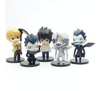 Zhongkaihua Figura de Death Note - Light Yagami L Lawliet Figura de 5 piezas Modelo Anime Estatua - Colección de decoración de escritorio de computadora, regalo para fans