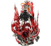 Zhongkaihua Figura de lucha de Ichigo Kurosaki de 32 cm con base de escena, estatua de PVC de anime para colección de Navidad, decoración del hogar, adornos