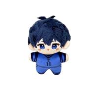 Zhongkaihua Figura de peluche de anime de Isagi Yoichi, colgante de peluche suave, llavero, bolsa, sofá, dormitorio, hogar, llavero, decoración, coleccionables, regalos, 12 cm