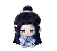 Zhongkaihua Figura de peluche de anime de Lan Wang Ji con colgante de peluche suave y lindo colgante para mochila, llavero, ocasiones, decoraciones coleccionables, 12 cm
