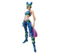 Zhongkaihua Figuras de anime Cujoh Jolyne, figura de PVC de 15 cm, figura de anime móvil, modelo Cujoh Jolyne, figura de acción para decoración de escritorio, regalos coleccionables