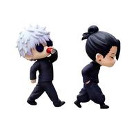 Zhongkaihua Figuras de Anime JJK Gojo Satoru y Geto Suguru Figura Estatua Anime JJK Figura de Acción 10CM PVC Modelo Colección Decoraciones de Escritorio Regalos