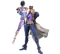 Zhongkaihua Figuras de Anime Jotaro/Star Platinum Figura 16CM Modelo de PVC Estatua Star Platinum/Jotaro Figura de Acción Súper Articulaciones Móviles Colección Decoraciones Regalos