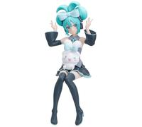 Zhongkaihua Figuras de Anime Miku Figura Sentada Modelo Estatua, Figura de Acción Miku Modelo, Miku Figurita 17CM PVC Decoraciones Colección Adornos Regalo