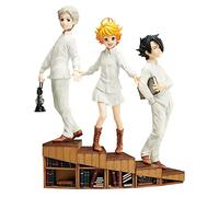 Zhongkaihua Figuras de anime The Promised Neverland Figura Ray/Emma/Norman Figuras de acción de PVC, decoración de escritorio, regalos, 3 piezas