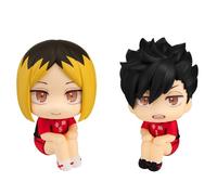 Zhongkaihua Haikyuu - Figura 2 Piezas de Kozume Kenma Look Up Figura Kuroo Tetsurou Sentado Anime Figura Mini Estatua de PVC Modelo Adornos