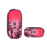 Zhongkaihua Hazbin Hotel Charlie Morningstar Angel Dust Vaggie - Estuche de papelería de moda para niñas y niños, regalo escolar, gran capacidad, bolsa para bolígrafos de vuelta a la escuela, tipo 1,