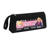 Zhongkaihua Hoshino Ai Hoshino Akuamarin - Estuche de lona inspirado en el anime, espacioso y elegante, organizador de papelería, regalo de vuelta a la escuela para niños, tipo 3, 21cm x 9.5cm x 6cm