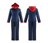 Zhongkaihua Itadori Yuji - Disfraz de cosplay de JJK, uniforme escolar de anime, conjunto completo de accesorios para Halloween
