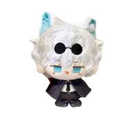 Zhongkaihua JJK Gojo Satoru - Colgante de peluche de 12 cm con diseño de anime, Itadori Yuji Ryomen Sukuna, cojín temático de gato, relleno de algodón, bolsa de coche, llavero para el hogar, colgante