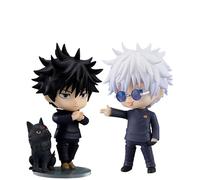 Zhongkaihua JJK Gojo Satoru Figura Fushiguro Megumi Figura 2PCS Anime Action Figura, 3.93 pulgadas (10 cm) Figura de PVC Decoración para el hogar Decoración de Navidad Regalo de cumpleaños para fans