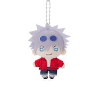 Zhongkaihua JJK Gojo Satoru & Geto Suguru - Juego de llavero y colgante de almohada de felpa (12 cm/23 cm), cojín de algodón PP suave para el hogar, coche, decoración de sofá, colección de regalo