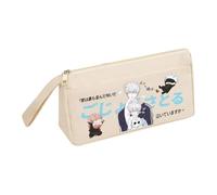 Zhongkaihua JJK Gojo Satoru/Itadori Yuji - Estuche de lona con cremallera para lápices, diseño de dibujos animados de anime, bolsa de almacenamiento para estudiantes, tipo 2, 20x6x10cm, Estuche para