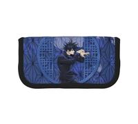 Zhongkaihua JJK Gojo Satoru Itadori Yuuji Ryomen Sukuna - Estuche de lona para niñas y niños, regalo escolar, gran capacidad, bolsa para bolígrafos de vuelta a la escuela, Fushigura Megumi, 19 x 5 x 9