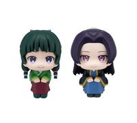 Zhongkaihua Juego de 2 Figuras de Maomao y Jinshi de 8,5 cm Anime Sentado, Lindas Figuras coleccionables, Mini estatuas de Escritorio de PVC para decoración de estantes