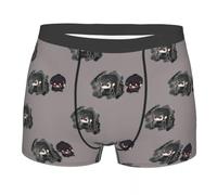 Zhongkaihua KAFKA HIBINO - Calzoncillos tipo bóxer unisex con estampado de anime, transpirables, cómodos, sin marcas, tipo 1, 4XL Short, Tipo 1, 4XL Corto