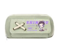 Zhongkaihua Kamado Tanjiro Kamado Nezuko Tsuyuri Kanawo - Estuche de lona de anime para niñas y niños, regalo escolar, gran capacidad, bolsa para bolígrafos de vuelta a la escuela, Tipo 6, 21 x 11 cm
