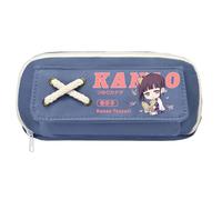 Zhongkaihua Kamado Tanjiro Kamado Nezuko Tsuyuri Kanawo - Estuche de lona de anime para niñas y niños, regalo escolar, gran capacidad, bolsa para bolígrafos de vuelta a la escuela, Tipo 12, 21 x 11 cm