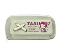 Zhongkaihua Kamado Tanjiro Kamado Nezuko Tsuyuri Kanawo - Estuche de lona de anime para niñas y niños, regalo escolar, gran capacidad, bolsa para bolígrafos de vuelta a la escuela, Tipo 7, 21 x 11 cm