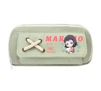 Zhongkaihua Kamado Tanjiro Kamado Nezuko Tsuyuri Kanawo - Estuche de lona de anime para niñas y niños, regalo escolar, gran capacidad, bolsa para bolígrafos de vuelta a la escuela, tipo 2, 21 x 11 cm