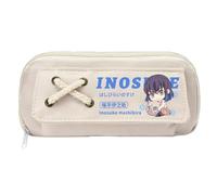 Zhongkaihua Kamado Tanjiro Kamado Nezuko Tsuyuri Kanawo - Estuche de lona de anime para niñas y niños, regalo escolar, gran capacidad, bolsa para bolígrafos de vuelta a la escuela, Tipo 19, 21 x 11 cm