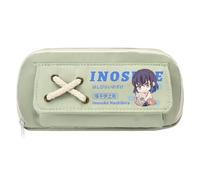 Zhongkaihua Kamado Tanjiro Kamado Nezuko Tsuyuri Kanawo - Estuche de lona de anime para niñas y niños, regalo escolar, gran capacidad, bolsa para bolígrafos de vuelta a la escuela, tipo 3, 21 x 11 cm