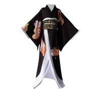Zhongkaihua Kibutsuji - Disfraz de cosplay de Muzan con peluca, disfraz de anime japonés, kimono para Halloween, cómic-con, para mujer