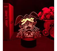 Zhongkaihua Luz nocturna de ilusión 3D hecha en abismo, luz nocturna LED, lámpara Nanachi, alimentada por USB, 7 colores, luces LED con interruptor táctil, regalos para niños