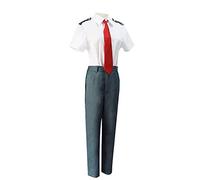 Zhongkaihua MHA Disfraz de cosplay de MHA Midoriya/Bakugou/Todoroki/Dabi/Uraraka/Toga Cosplay Costume Tie Jacket MHA Disfraz Halloween