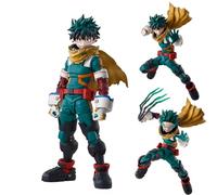 Zhongkaihua Midoriya Izuku Figura de Acción con caras intercambiables, MHA Izuku Figurina de 15 CM de PVC articulado estatua móvil regalos de colección