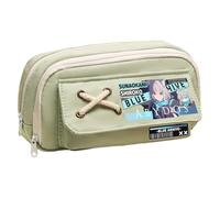 Zhongkaihua MisonoMika - Estuche para lápices de anime, doble capa, espacioso Hayase Yuka, caja de almacenamiento de papelería, regalo de vuelta a la escuela para niños, 21 x 11 x 5,5 cm, tipo 2, 21 x