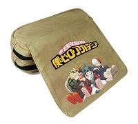 Zhongkaihua My Hero Academia - Estuche para lápices de papelería de anime para niñas, niños y adolescentes, regalo de colegio, compartimento de gran capacidad de dibujos animados MHA, Mha-03, 21 x 10