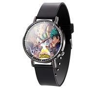 Zhongkaihua My Hero Academia MHA Merch - Reloj analógico con figuras de anime impresas, reloj de cuarzo, regalo para Navidad, cumpleaños, para niños y niñas, Tipo 2, 10 * 10 * 3 cm, Correa