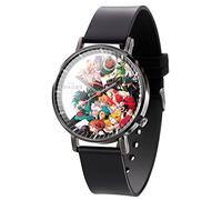 Zhongkaihua My Hero Academia MHA Merch - Reloj analógico con figuras de anime impresas, reloj de cuarzo, regalo para Navidad, cumpleaños, para niños y niñas, Tipo 1, 10 * 10 * 3 cm, Correa